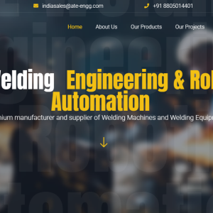Industrial Website Development- ATE Engineering